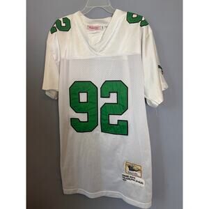 M&N Reggie White Philadelphia Eagles 1991 Throwback Jersey White Size 54